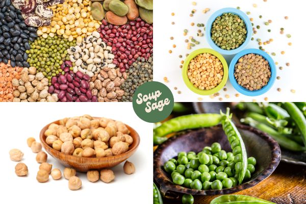 various legumes